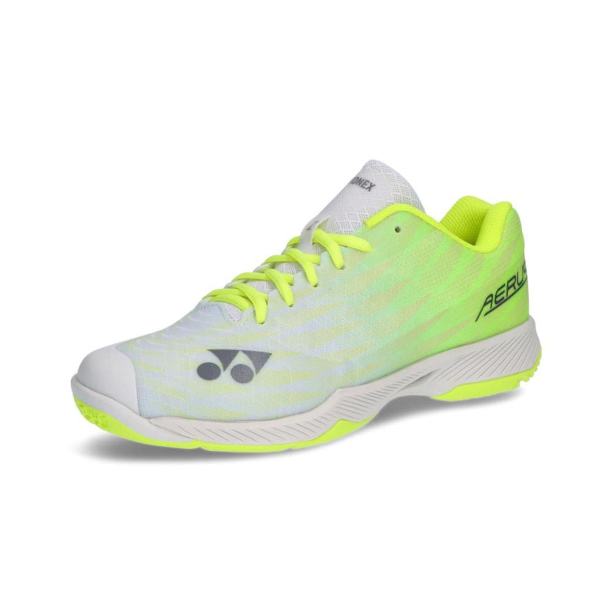 Yonex Badminton Shoes Power Cushion Aerus Z Wide, grey/yellow (815), 25.0 cm
