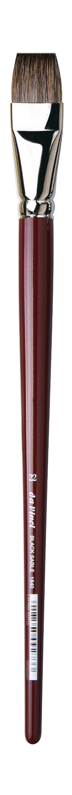 da Vinci Oil & Acrylic Series Oil Paint Brush, Bright Russian Black Sable, Size 22