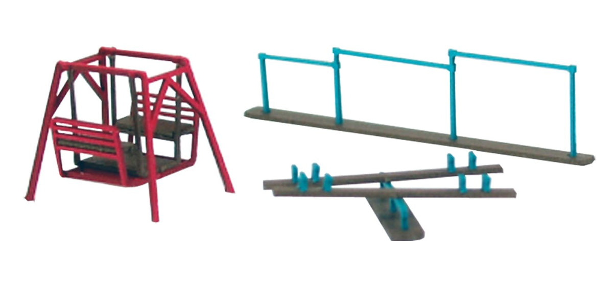 Sankei MP04-24 1/150 Diorama Option Kit, Playground Equipment B