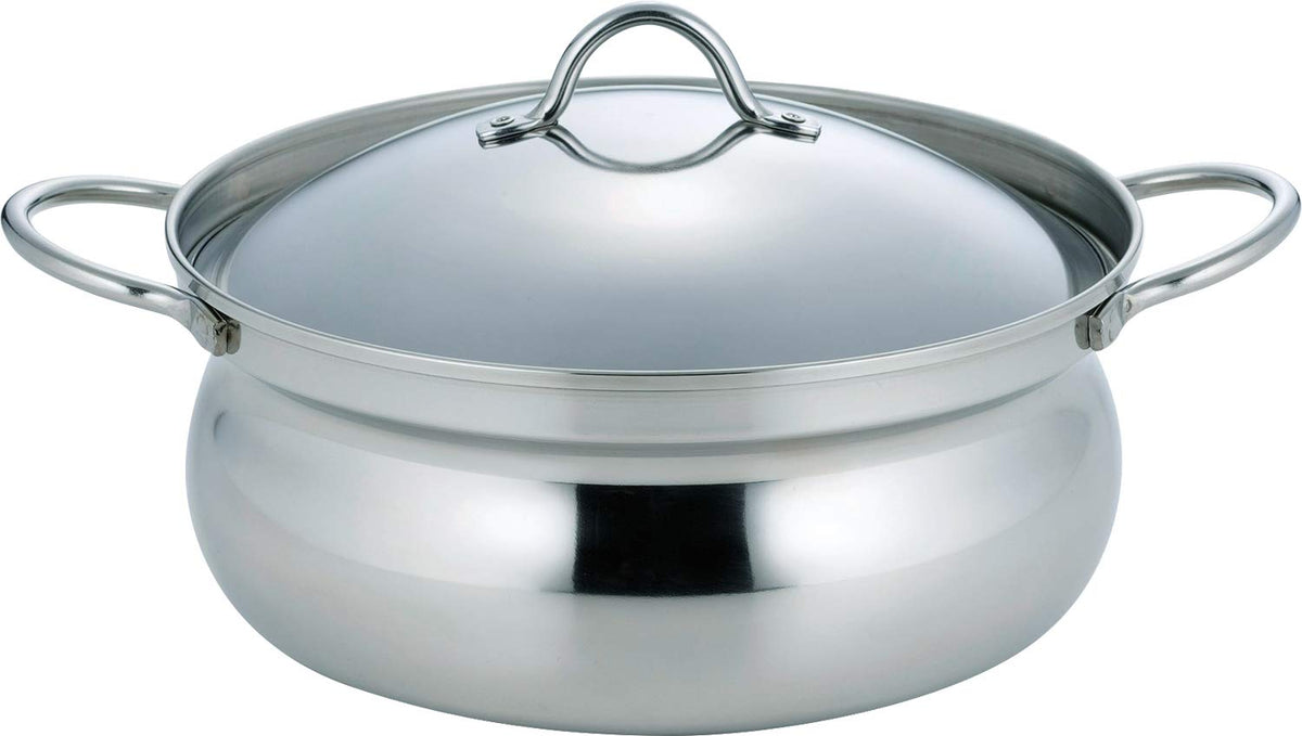IH compatible 3-layer steel earthen-style pan, 8.7 inches (22 cm)