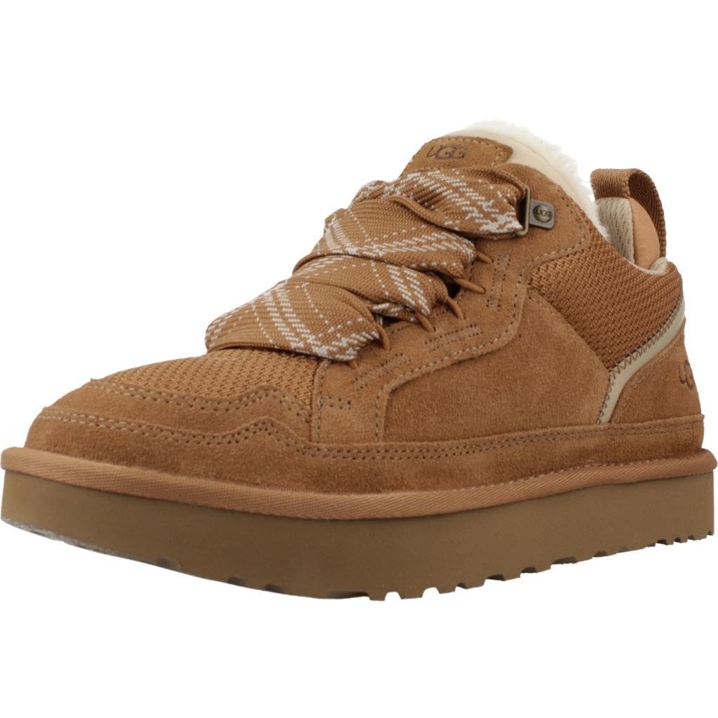 UGG Women's Lowmel Sneaker, Chestnut, 9