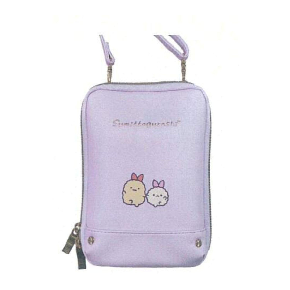 サンアート Sunart Sumikko Gurashi Wallet Shoulder Purple SG-1819-PUR