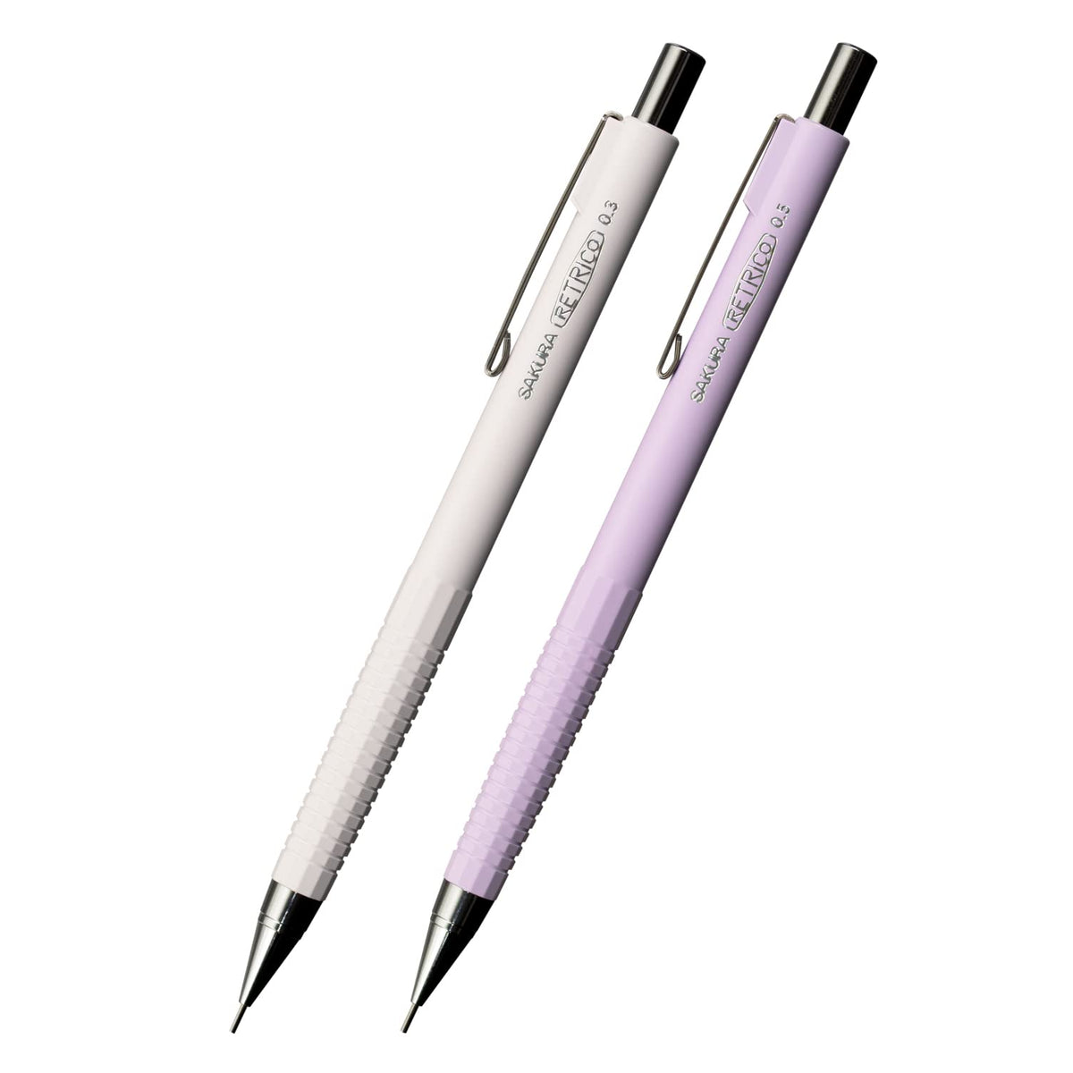 Sakura Craypas NS3R5R-A Retorico Mechanical Pencil, Limited Edition Set, A, 0.01 inch (0.3 mm) & 0.02 inch (0.5 mm)