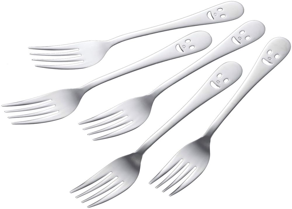 Shimomura Kihan 25388 Tsubamesanjo Fork, Pasta, Total Length 6.9 inches (17.5 cm), Stainless Steel, Niko, Set of 5
