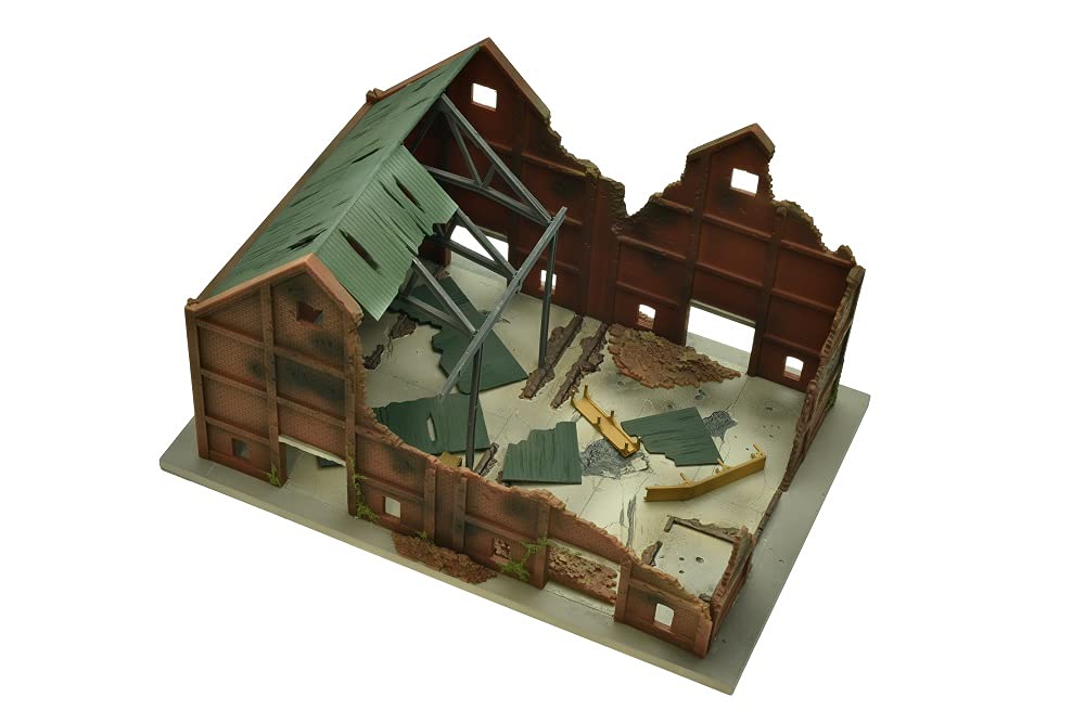 Tomytec 313779 1/144 Diocolle Combat Series DCM12 Warehouse Ripped and Ripped Warehouse Painted Plastic Model