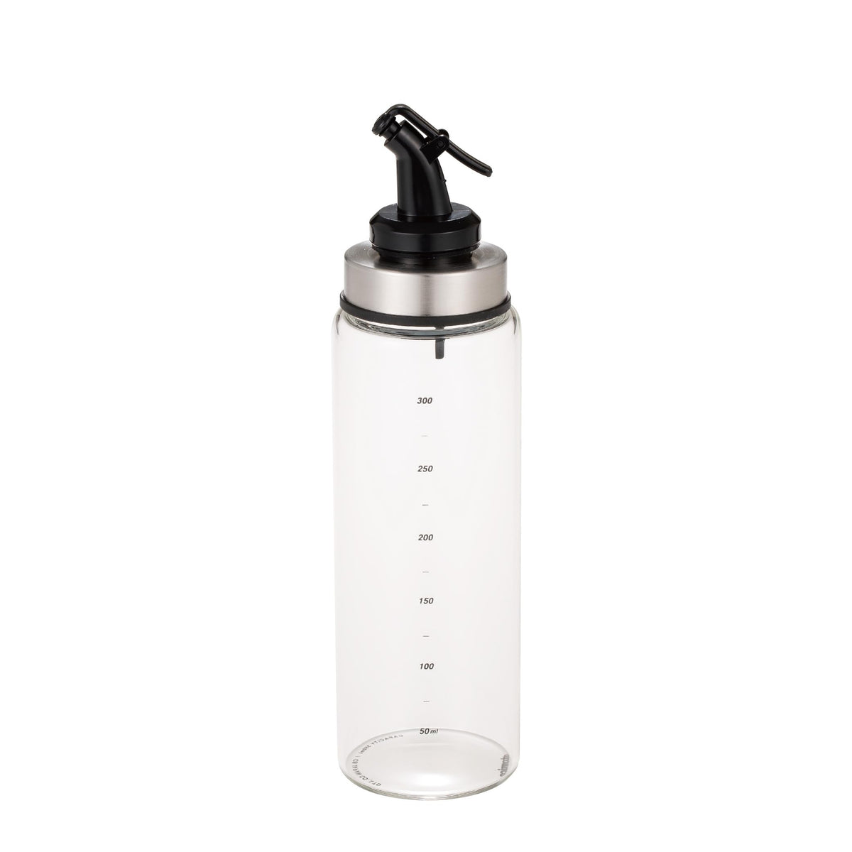 シービージャパン(CB JAPAN) CBJAPAN Oil Bottle, Dressing Bottle, 10.1 fl oz (300 ml), Heat-resistant Glass, One-Touch Open/Close Spout, Condiment Container, Graduated Marked, atomico