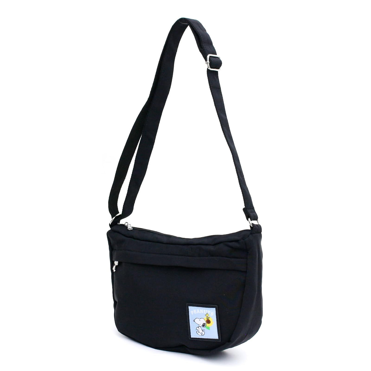 HAPITAS(ハピタス) Puffer Bag Series, Time Sale, Popular Hyokkori Snoopy Tag Included, PN146 Black Sunflower