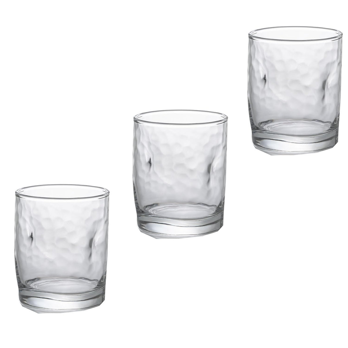 ADERIA B2763 Dishwasher Safe IPT Long Fit Cup 9.1 fl oz (270 ml), 3 Pieces, Made in Japan, Tempered Glass, Cutlery, Break-Resistant, Simple, Glass, Cup, Commercial Use, Home, Durable, Food,