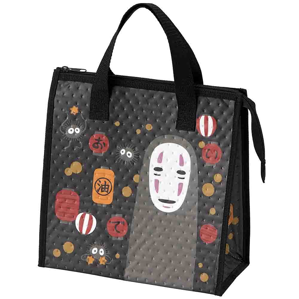 Skater Spirited Away Thermal Insulated Lunch Bag with Zip Closure - Lanterns