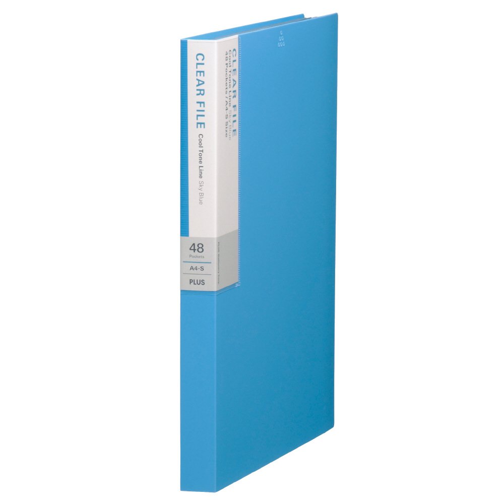 Deja Vu Plus Color Series clear file pocket 48 Sky Blue (japan import)