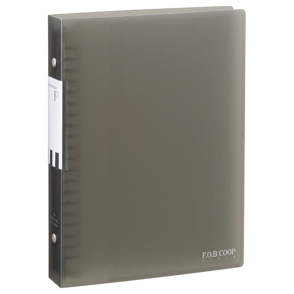 キョクトウ バインダー FOBCOOP 20穴 A5 グレー LN42TK