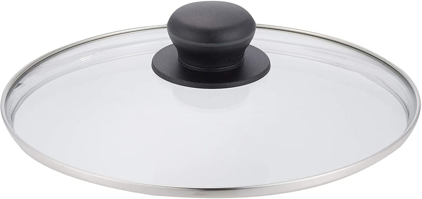 Urushiyama Metal Industries UYG-20 Frying Pan Glass Lid, 7.9 inches (20 cm), No Missing Delicious Timing, Full Physical Strengthening, Tempered Glass Utensils, Frying Pan Cover, Urushiyama Glass Lid