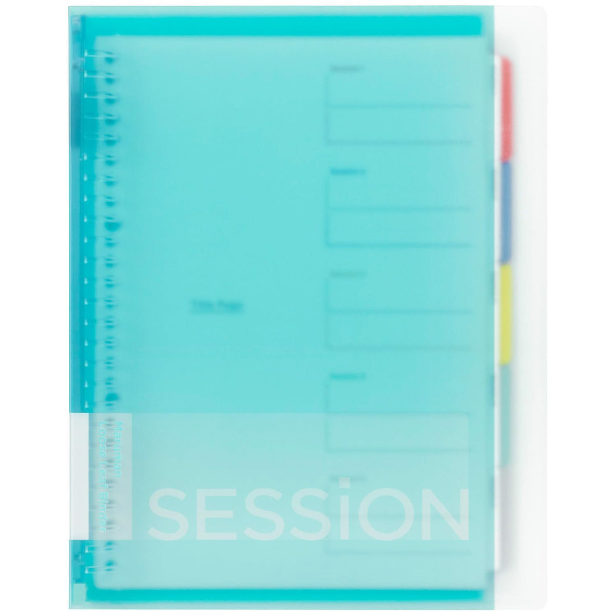 Marman Binder Session B5 26 Hole Light Blue F310-52