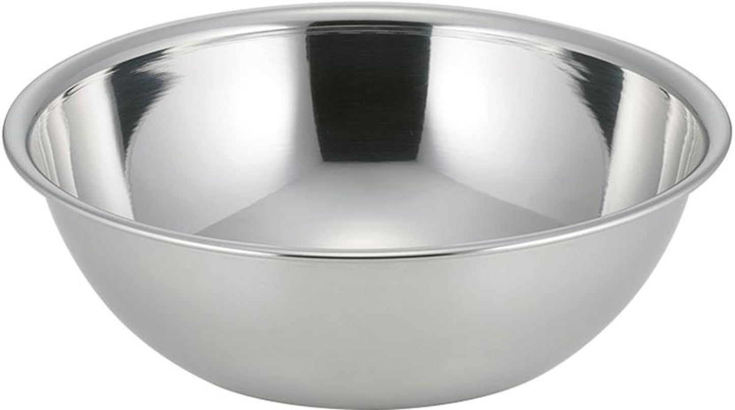 下村企販 Shimomura Planning 18-0 Stainless Steel Bowl, 13.0 inches (33 cm), 39184