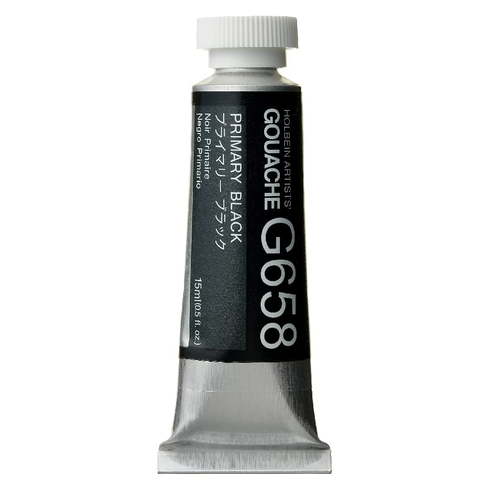 Holbein Artists39; Gouache 15 ml Tube - Primary Black