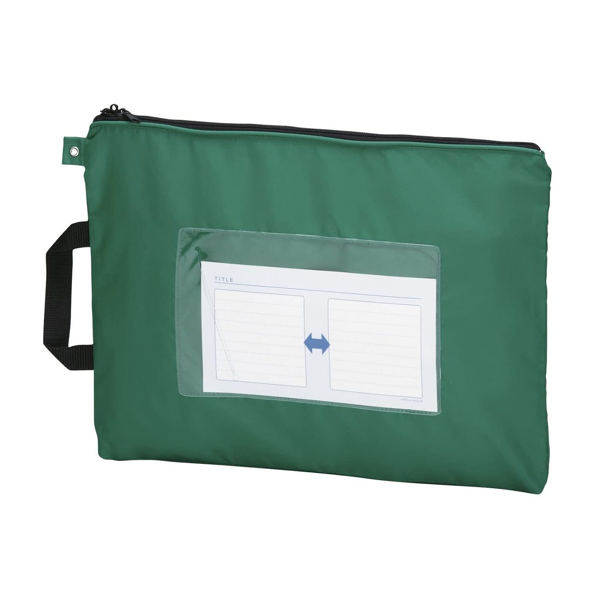 Mail Bag (with The Short Side Handle) CR-ME05 (B4) Green Crown