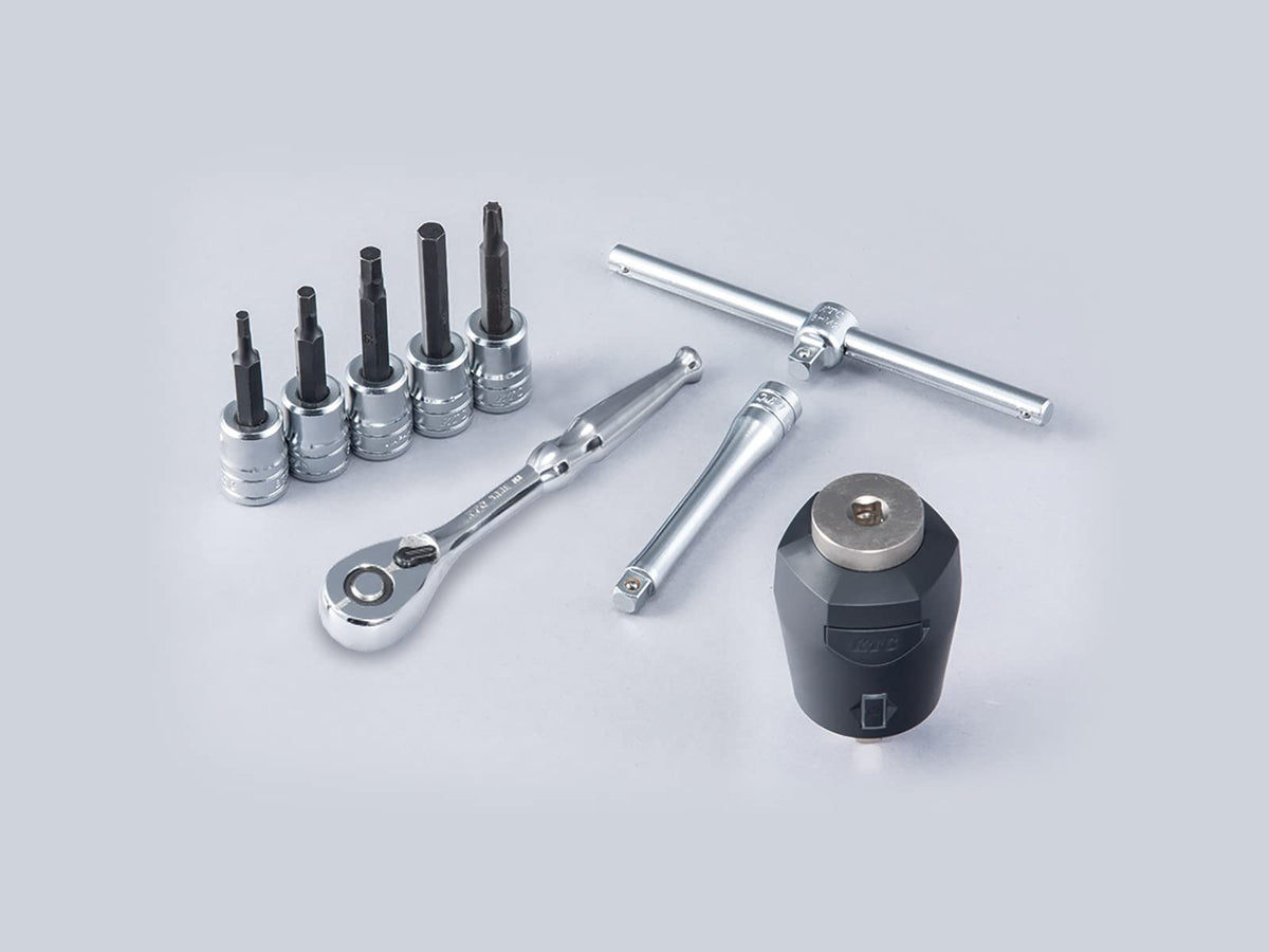 Kyoto Tools TB209TQ 6.3SQ Torque Torque Bit Socket Wrench Set Torque Range 2-10Nm