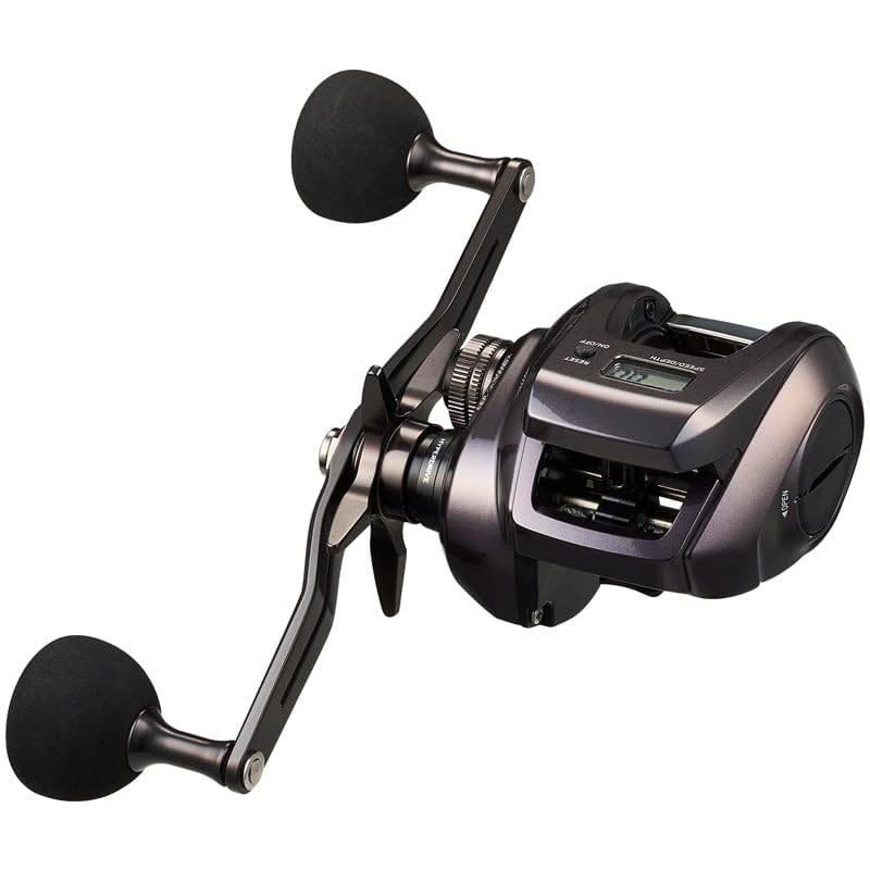 Daiwa IC 200P Bait Reel with Counter, 24 Red Fang
