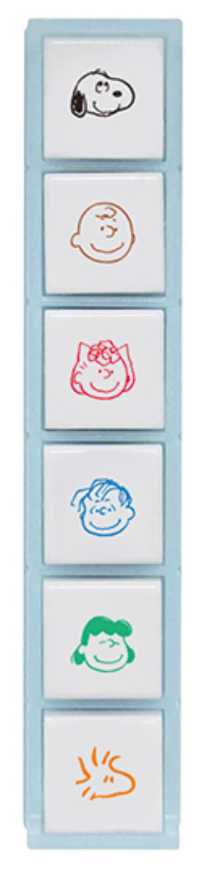 Kodomonokao 2205-003 Snoopy Sixth Friends Stamp