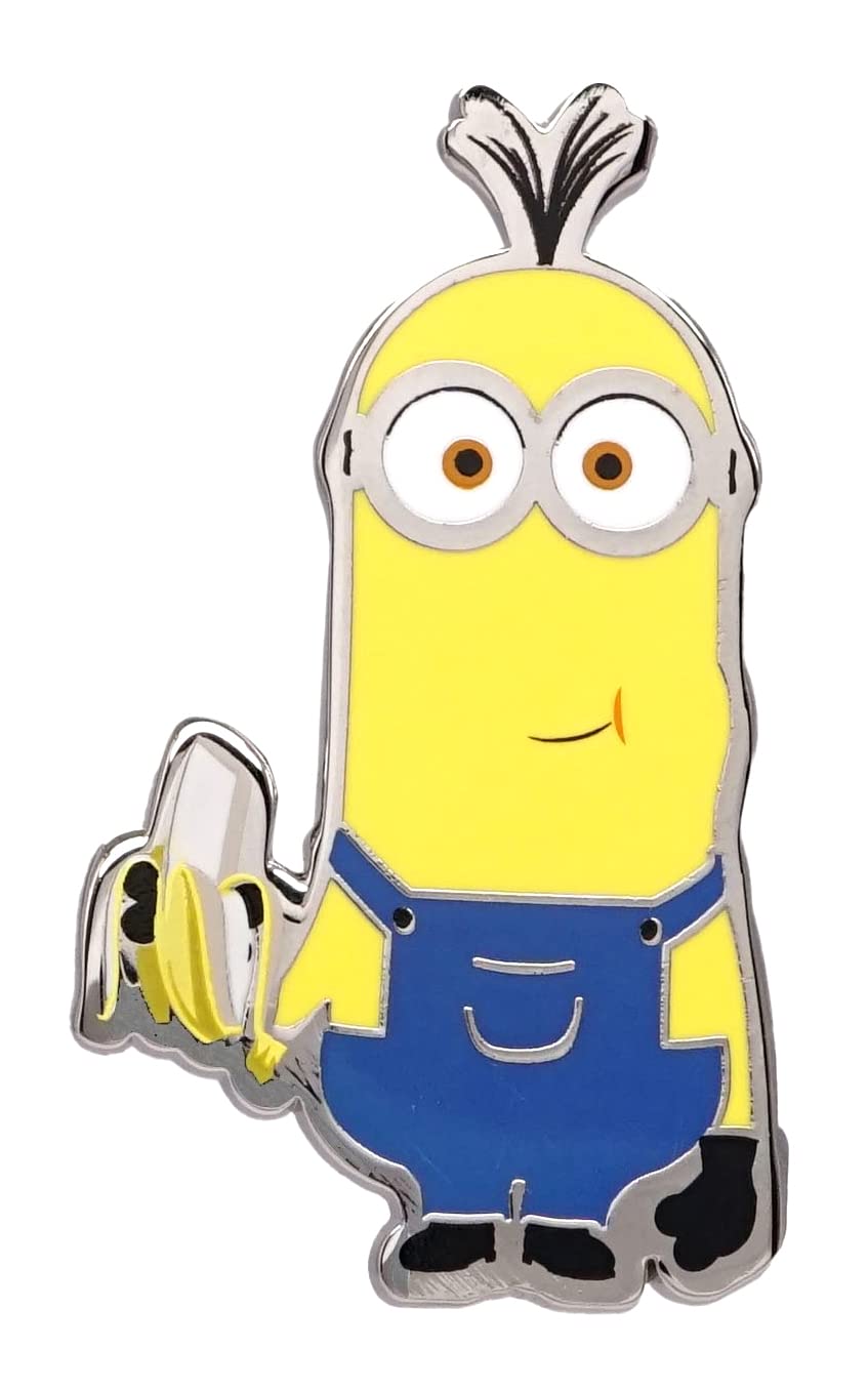 Minions - Kevin Eating Banana Enamel Pin | Official Licensed Merchandise