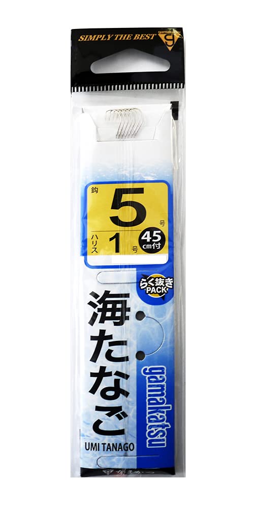 Gamakatsu 11216 4-0.6 Sea Raccoon with Thread, White