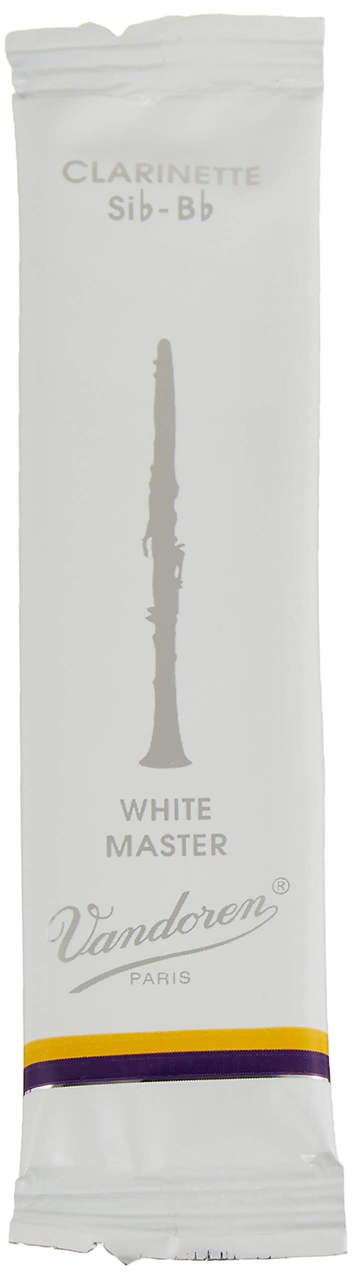 Vandoren CR1635T Bb Clarinet White Master Traditional Reeds Strength 3.5; Box of 10