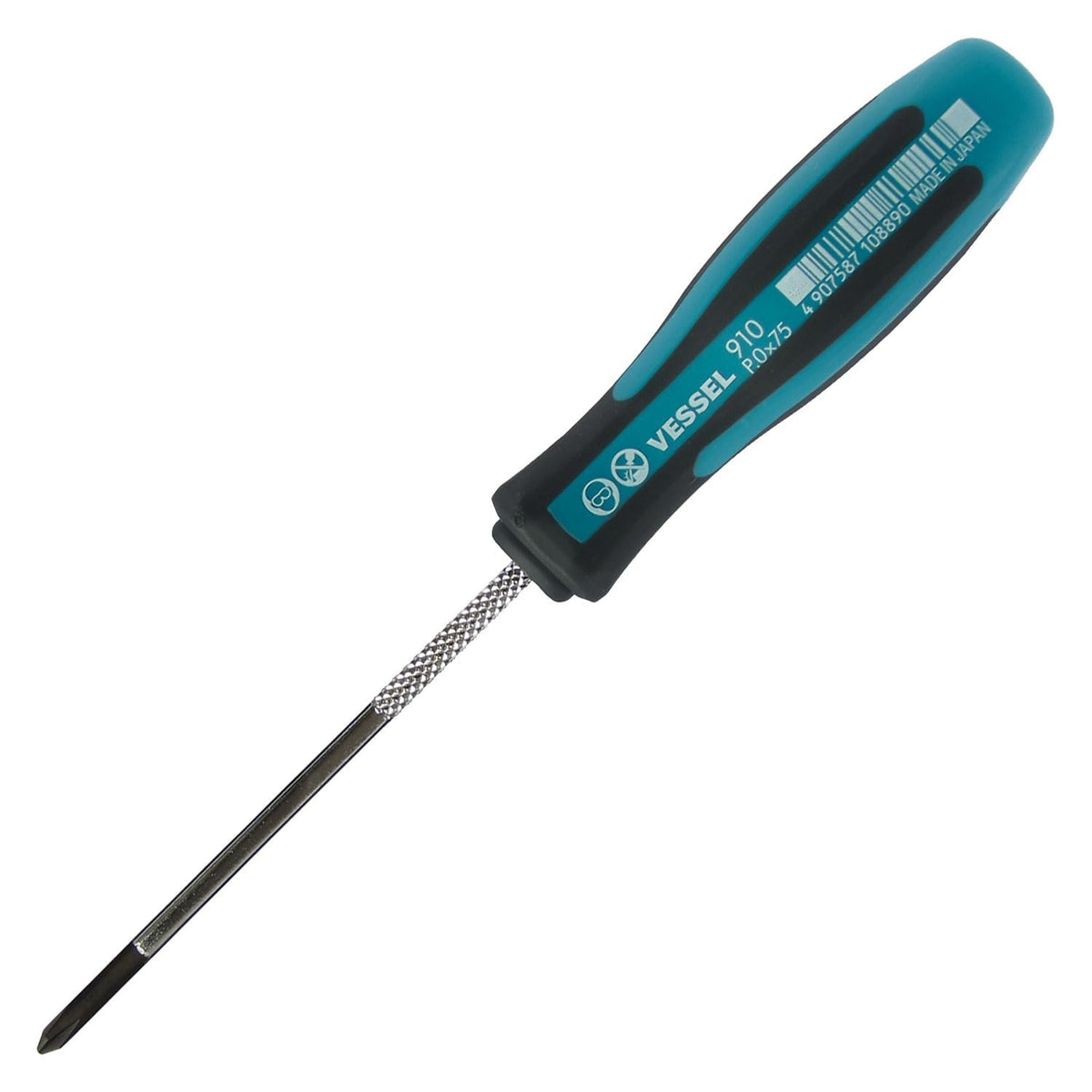 Vessel Megadora Fine Shaft Screwdriver +0 x 75 910