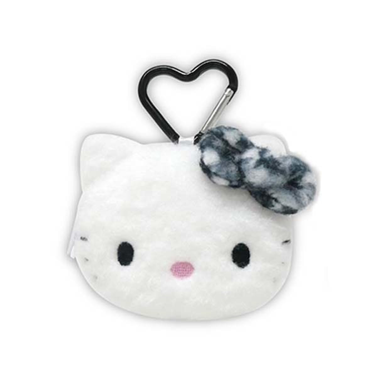 K Company Hello Kitty (Houndstooth Series) Coin Purse, Black, KTC-KZ-BK H3.0 x W 3.5 x D 1.2 inches (75 x 90 x 30 mm)