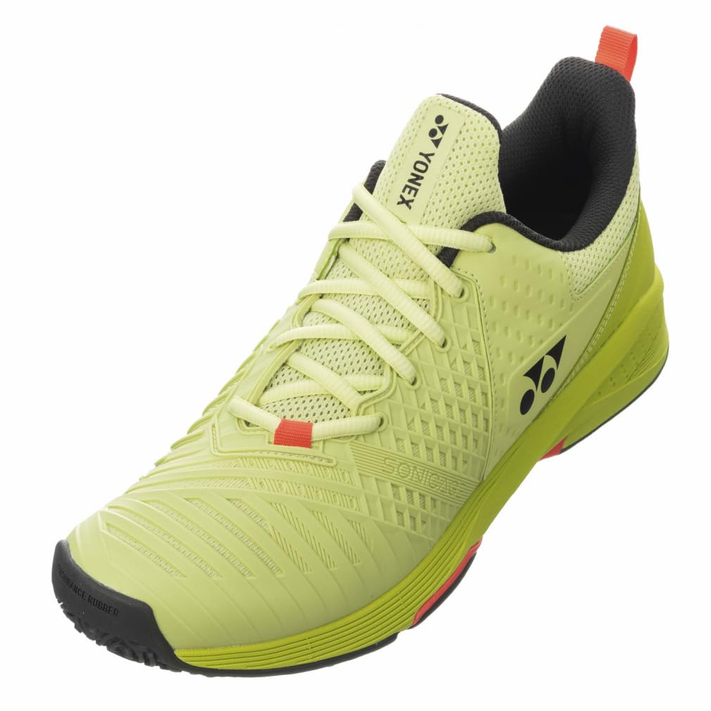 Yonex Power Cushion Sonicage 3MGC Tennis Shoes, Sunny Lime (644), 22.5 cm