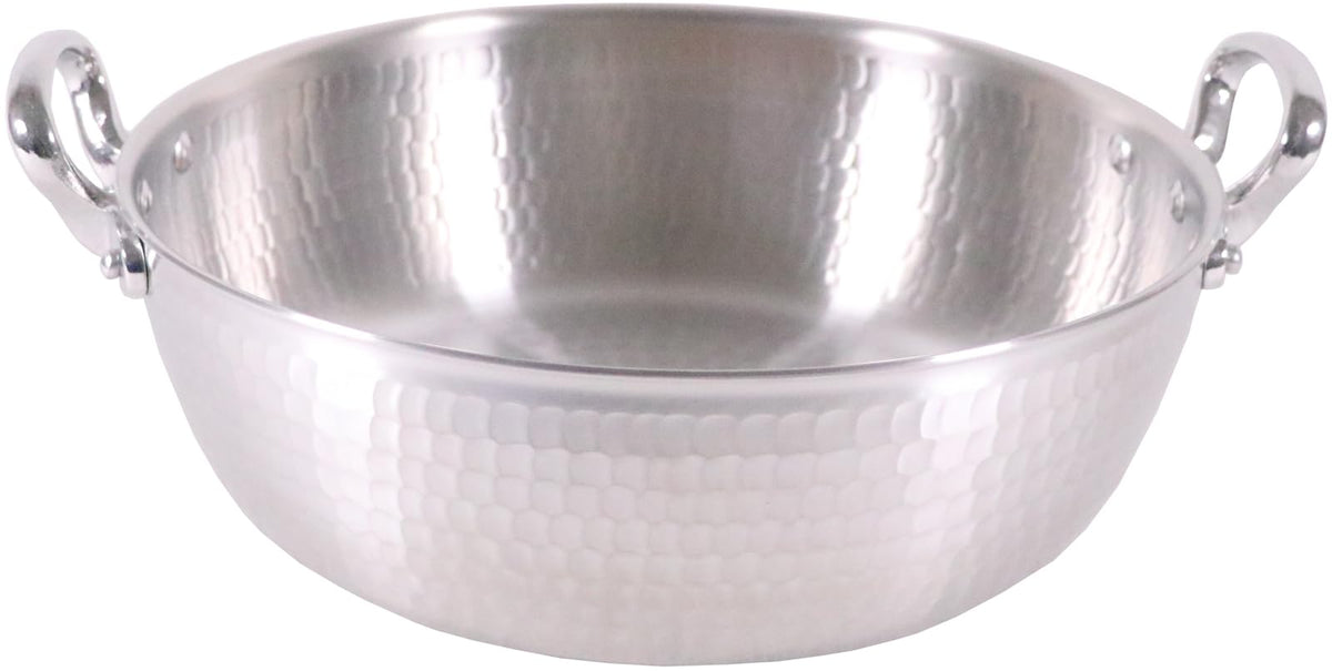 Aluminum Hammered Frying Pan, 13.0 inches (33 cm), Plate Thickness: 0.1 inches (3.0 mm)