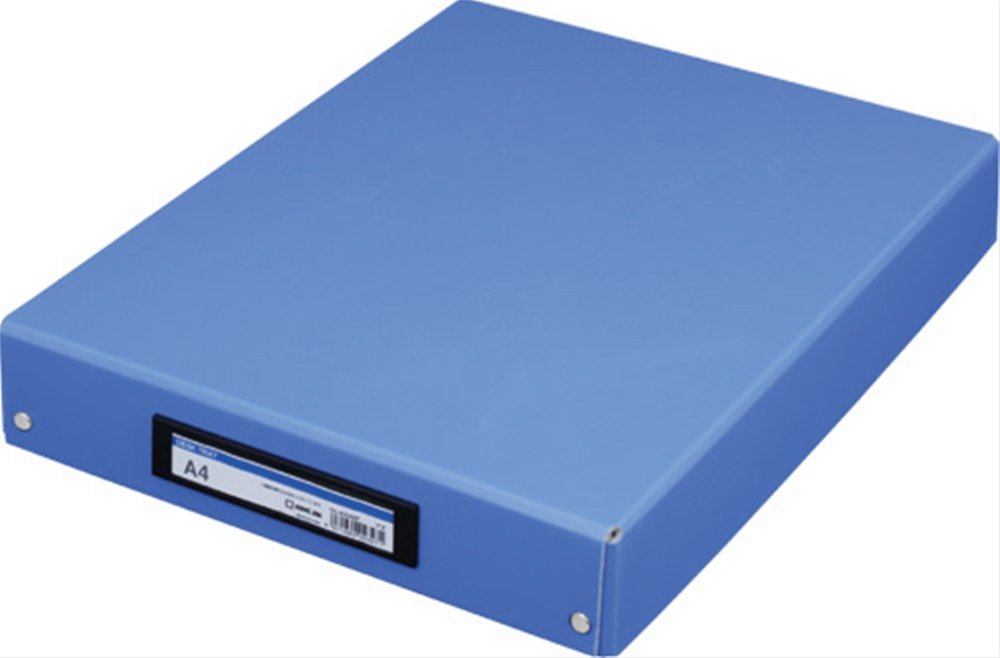 Kingjim 4008BF A4 Tool Box Desk Tray Blue