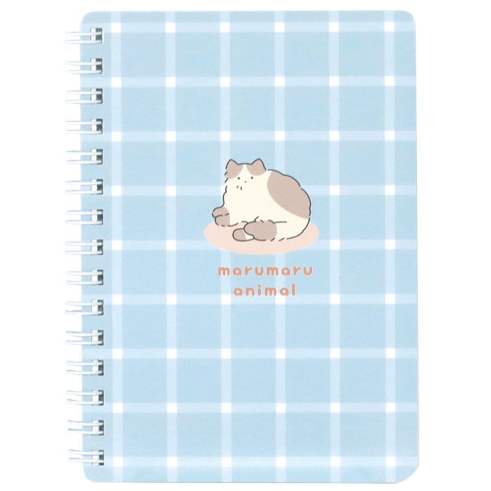 Lab Clip MRNT01-NK Notebook, A6, Marumu Animal, Cat