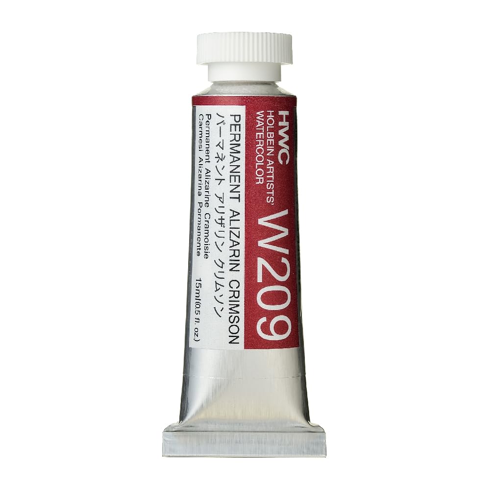 Holbein Artist's Watercolor 15ml Tube (Permanent Alizarin Crimson) W209