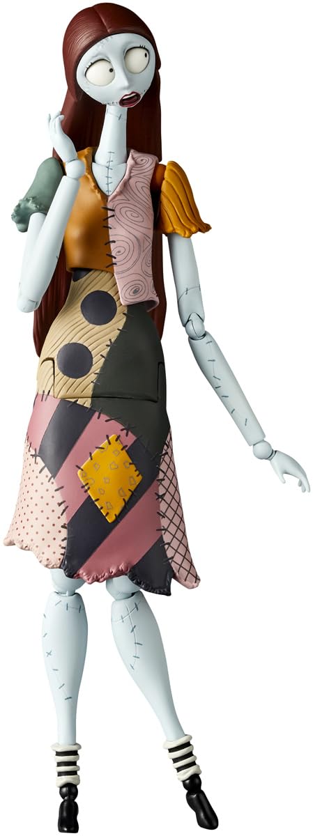 Kaiyodo Revoltech Nightmare Before Christmas Sally Total Height Approx. 6.9 inches (175 mm), Non-scale, PVC & ABS, Pre-painted Action Figure