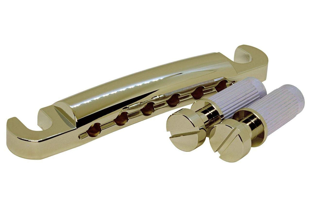 Gotoh GE101Z Zinc Diecast Guitar Tailpiece with Posts, Gold