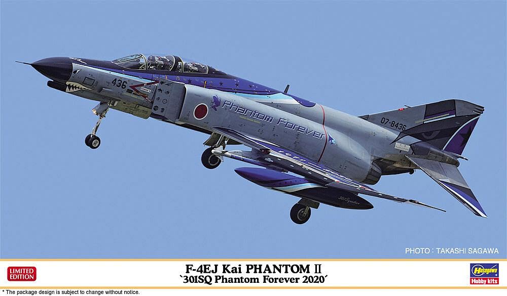 Hasegawa HA02355 1:72 F-4Ej Kai II 301Sq Phantom Forever 2020