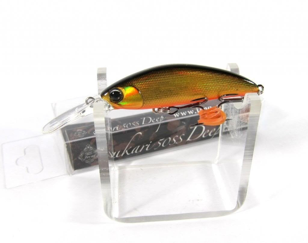 AMS Design (ima) #SU50D-102 151201 Minnow Skari SS Deep, 2.0 inches (50 mm), 0.2 oz (5 g) Gold and Black