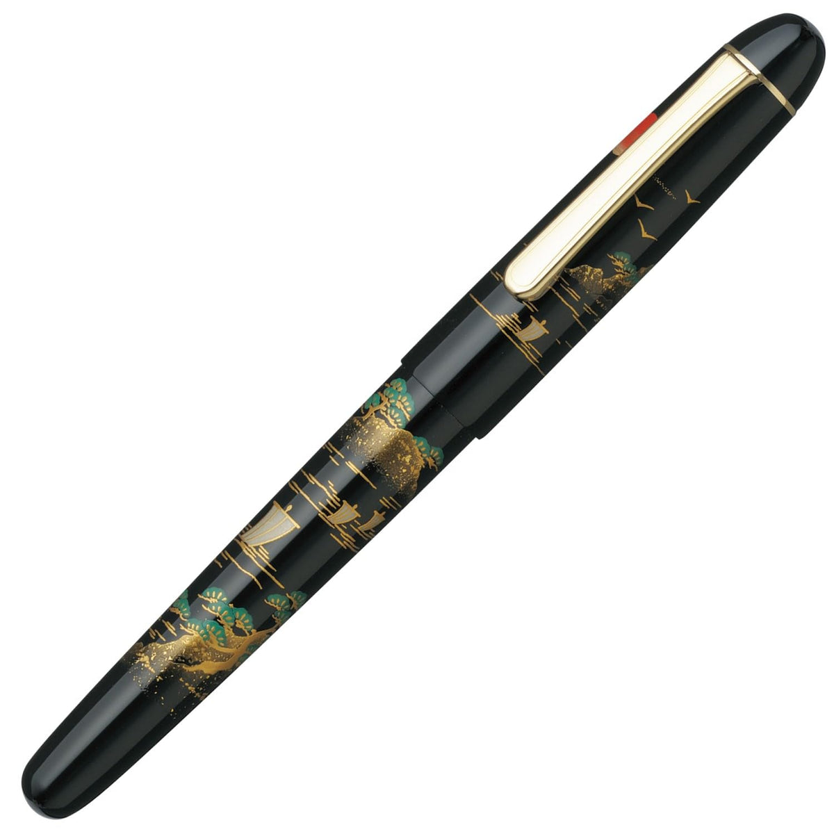 Platinum 3776 Century Sansui PNB-30000B 84-2 Fountain Pen, F, Fine Point, Dual Use Type, Genuine Import
