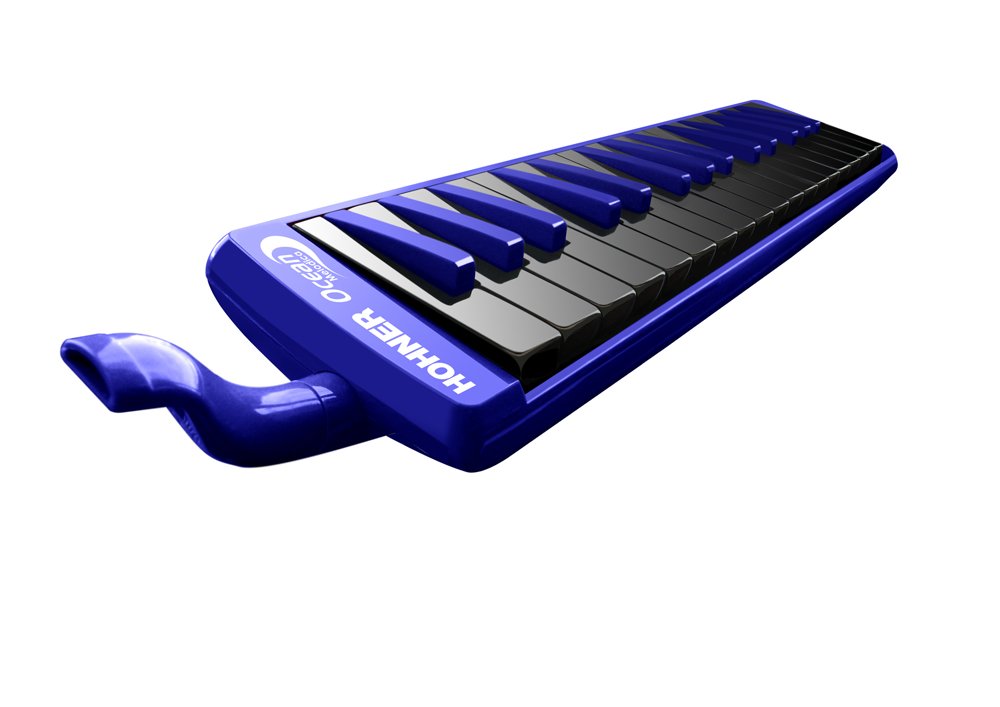 Hohner 32O 32-Key Piano-Style Ocean Melodica, Blue