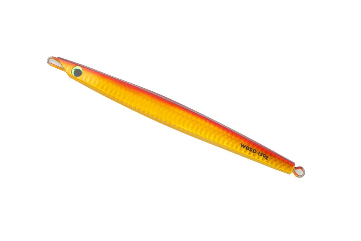 Melonya Workshop Metal Jig Lure, Weekbait SD, 5.3 oz (150 g), WBSD5.3 oz (150 g), Holo Red Gold, 5.3 oz (150 g)
