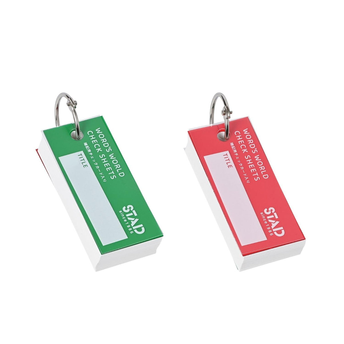 Kutsuwa STAD Memory Word Cards, Small, Pack of 12 SC248-12P