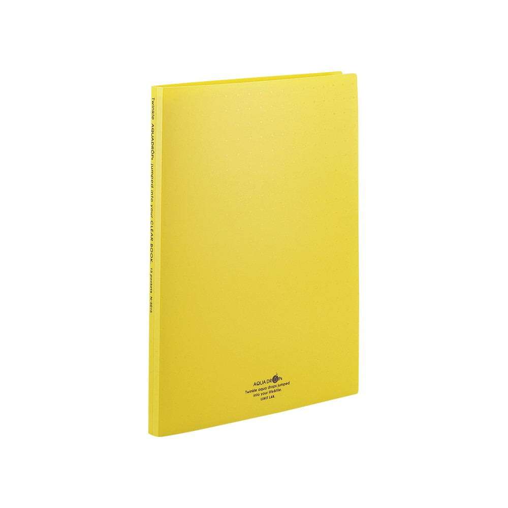 Lihit Lab., Inc. clear book replaceable N5015-5 A4 yellow