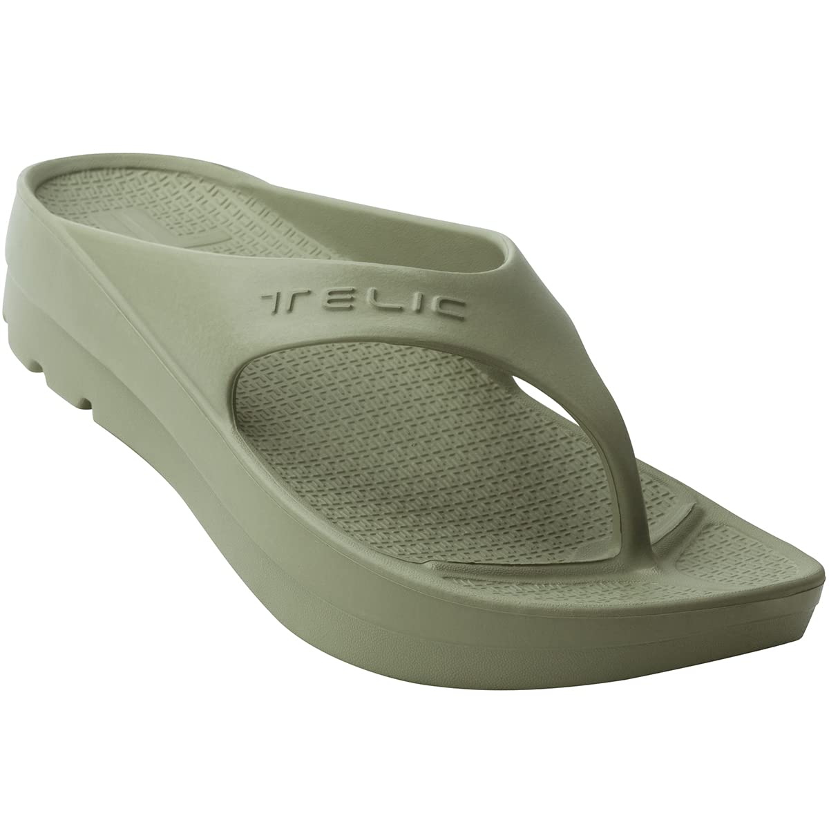 Telic Women's Flip Flops Sandal, Pistachio Green, 25.5~26.0 cm