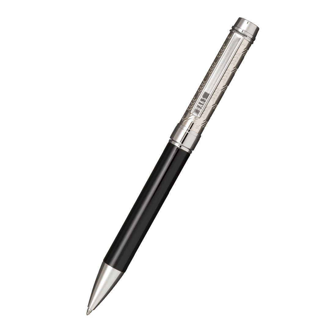DAKS Legend checks and black paint oil-based ballpoint pen