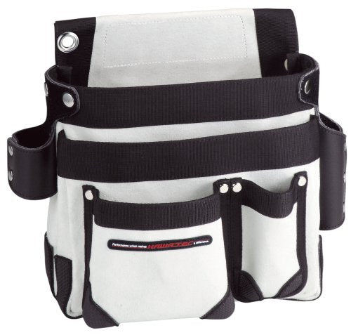KAWA'TEC KW-701-W KAWA'TEC Small Road Work Building Beam Type Tool Attachment Nail Bag White