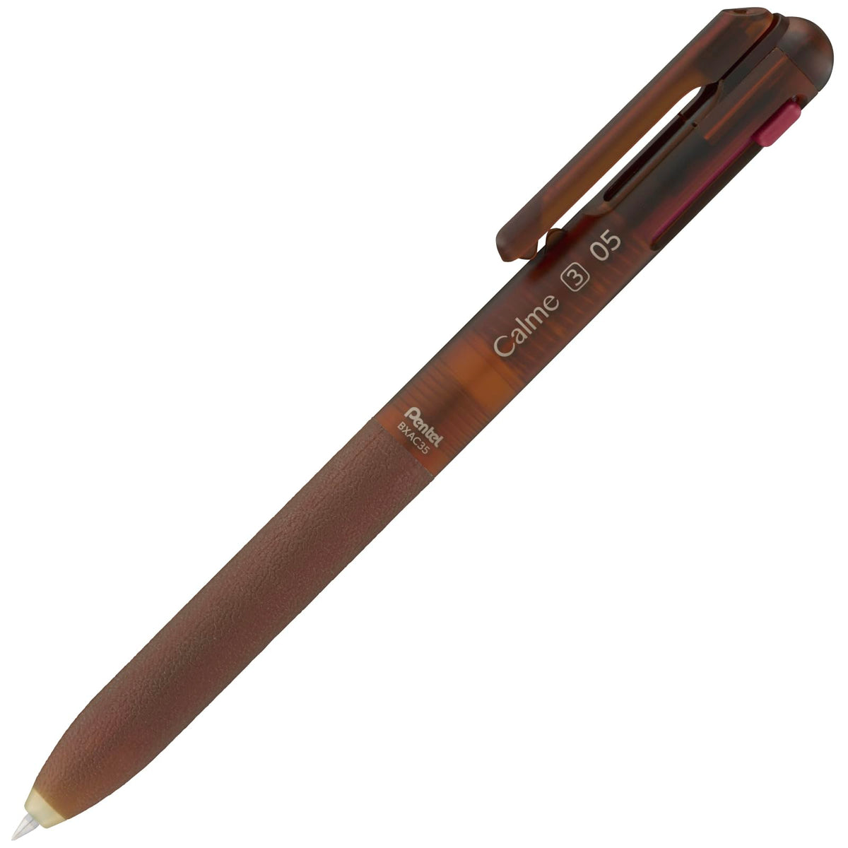 Pentel BXAC35L5 3 Color Ballpoint Pen Limited Calme 0.5mm Brown