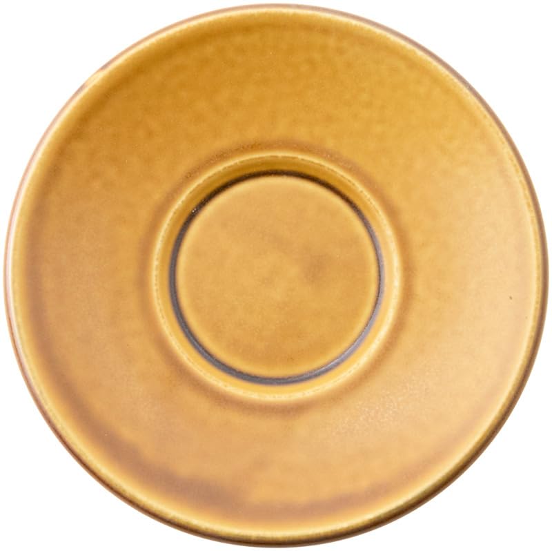 Koyo Pottery 11663055 Spada Copal Coffee Saucer, Dishwasher Safe, Made in Japan