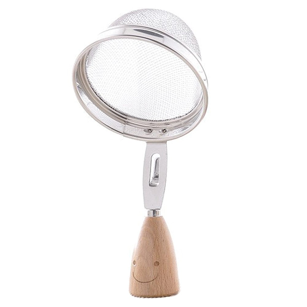Nagao WY-31 Waiwai Kitchen Miso Strainer, Stainless Steel, Wood, Made in Japan