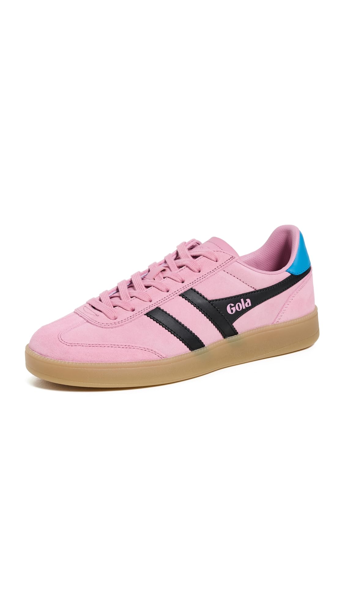 Gola Women's Viper Sneakers, Candy/Black/Santorini/Gum, 7.5 Medium US