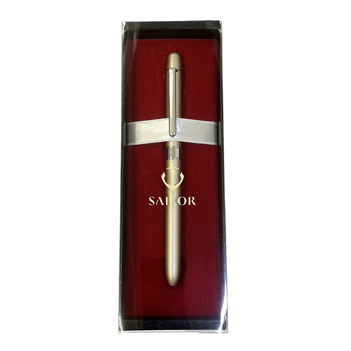 Sailor 16-0385-279 Fountain Pen, Multi-Functional Pen, 2-Color Ballpoint Pen + Sharp Pencielo Sereno, Gold